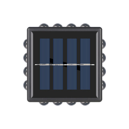 مصباح حائط خارجي عصري بسيط مقاوم للماء يعمل بالطاقة الشمسية مصنوع من مادة ABS PS LED للحديقة 