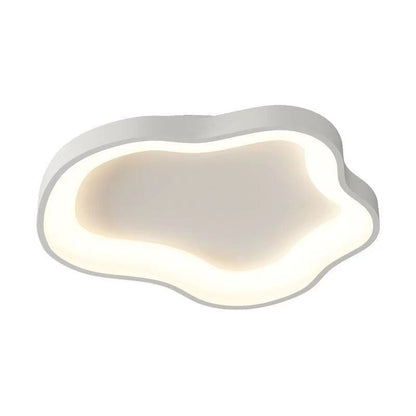 Contemporary Nordic Clouds-shape Iron Acrylic LED Flush Mount Ceiling Light For Living Room