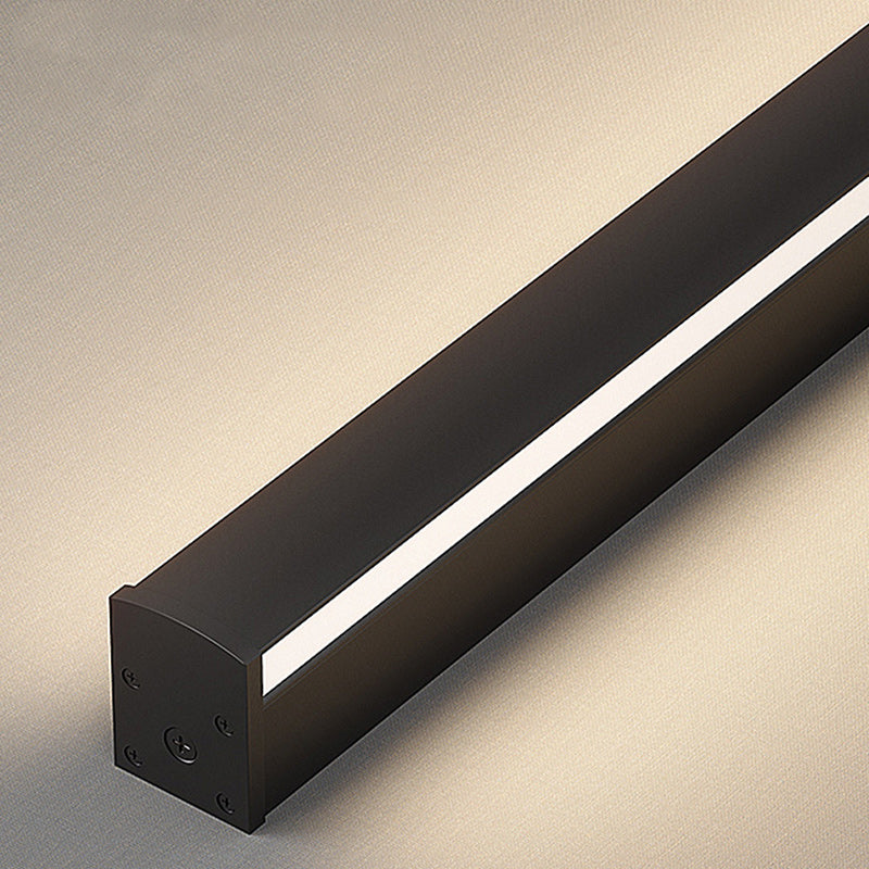 مصباح حائط LED طويل من الألومنيوم والحديد بتصميم عصري بسيط لغرفة المعيشة 