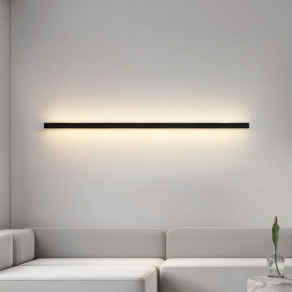 مصباح حائط LED طويل من الألومنيوم والحديد بتصميم عصري بسيط لغرفة المعيشة 
