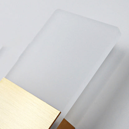 Modern Simplicity Acrylic Aluminum Rectangle LED Wall Sconce Lamp For Living Room
