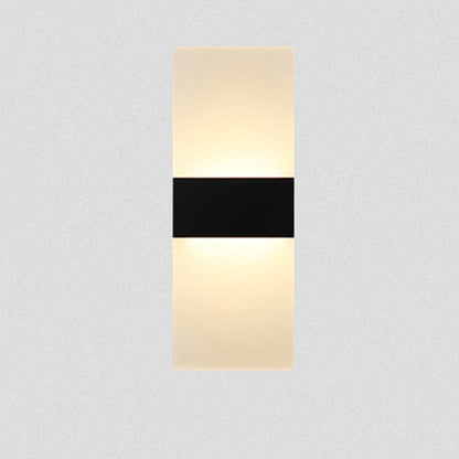 Modern Simplicity Acrylic Aluminum Rectangle LED Wall Sconce Lamp For Living Room