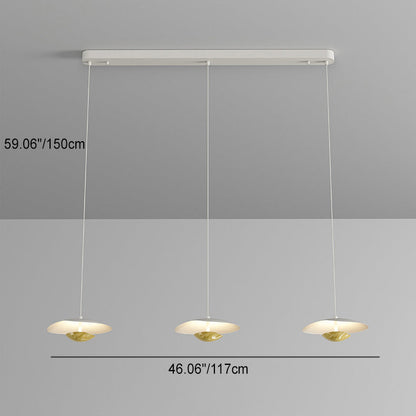 Modern Simplicity Round Splicing Iron Sheets LED Chandeliers For Dining Room