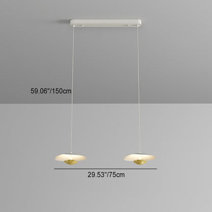 Modern Simplicity Round Splicing Iron Sheets LED Chandeliers For Dining Room