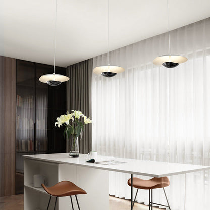 Modern Simplicity Round Splicing Iron Sheets LED Chandeliers For Dining Room