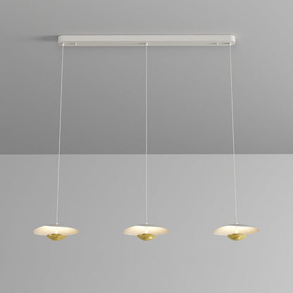 Modern Simplicity Round Splicing Iron Sheets LED Chandeliers For Dining Room