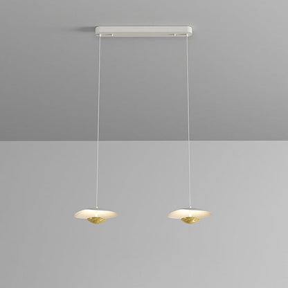Modern Simplicity Round Splicing Iron Sheets LED Chandeliers For Dining Room
