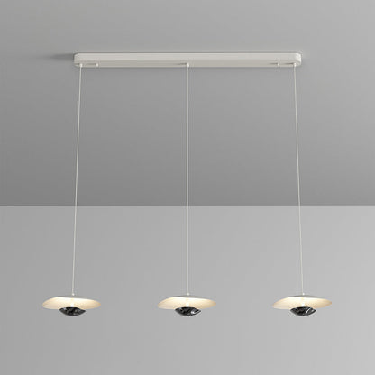 Modern Simplicity Round Splicing Iron Sheets LED Chandeliers For Dining Room