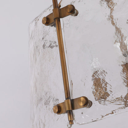 Traditional Vintage Copper Glass 5/7 - Light Chandelier For Dining Room
