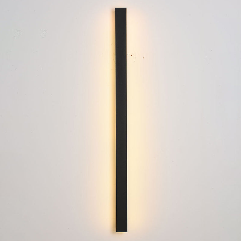 Modern Minimalist Iron Acrylic Long Strip LED Wall Sconce Lamp For Outdoor Patios