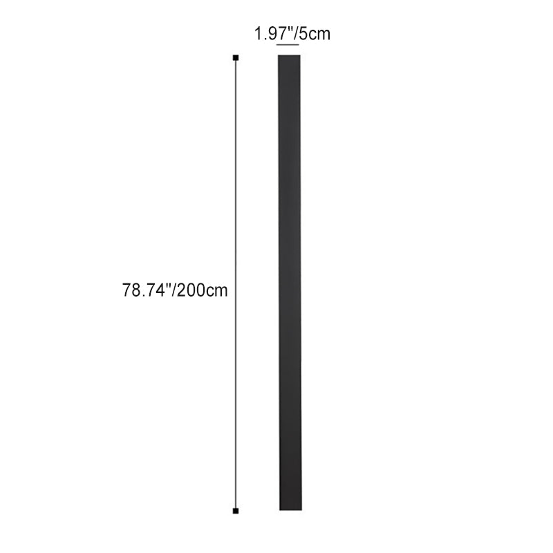 Modern Minimalist Iron Acrylic Long Strip LED Wall Sconce Lamp For Outdoor Patios