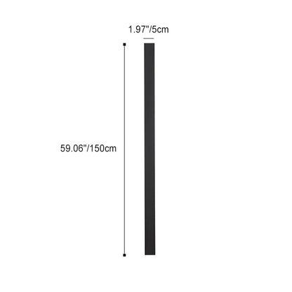 Modern Minimalist Iron Acrylic Long Strip LED Wall Sconce Lamp For Outdoor Patios