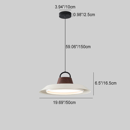 Modern Simplicity Iron Acrylic LED Pendant Light For Dining Room