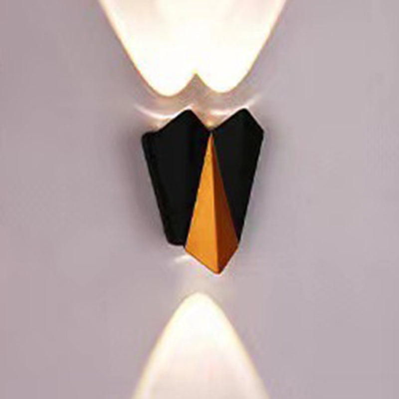 Modern Simplicity Polygon Aluminum Waterproof LED Wall Sconce Lamp For Outdoor Patios