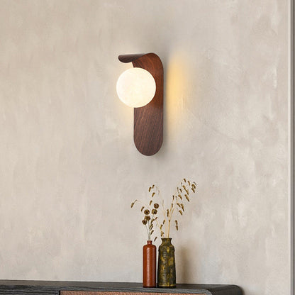 Modern Simplicity Rotational Molding Hardware 1 - Light Wall Sconce Lamp For Bedroom