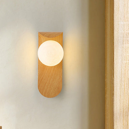 Modern Simplicity Rotational Molding Hardware 1 - Light Wall Sconce Lamp For Bedroom