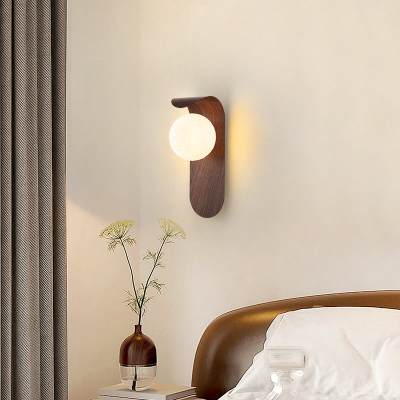 Modern Simplicity Rotational Molding Hardware 1 - Light Wall Sconce Lamp For Bedroom