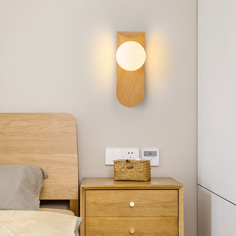 Modern Simplicity Rotational Molding Hardware 1 - Light Wall Sconce Lamp For Bedroom