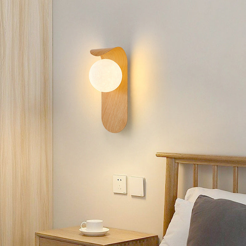 Modern Simplicity Rotational Molding Hardware 1 - Light Wall Sconce Lamp For Bedroom