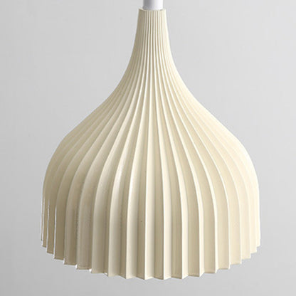 Modern Minimalist Dome Iron Resin 1 - Light Pendant Light For Dining Room