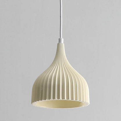 Modern Minimalist Dome Iron Resin 1 - Light Pendant Light For Dining Room