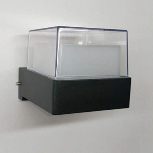 Modern Simplicity Cube Cylinder Waterproof Aluminum Acrylic LED Wall Sconce Lamp For Hallways