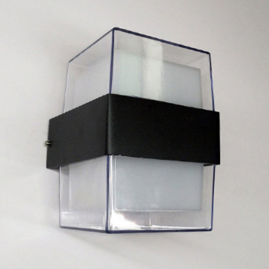 Modern Simplicity Cube Cylinder Waterproof Aluminum Acrylic LED Wall Sconce Lamp For Hallways