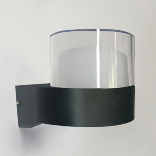 Modern Simplicity Cube Cylinder Waterproof Aluminum Acrylic LED Wall Sconce Lamp For Hallways