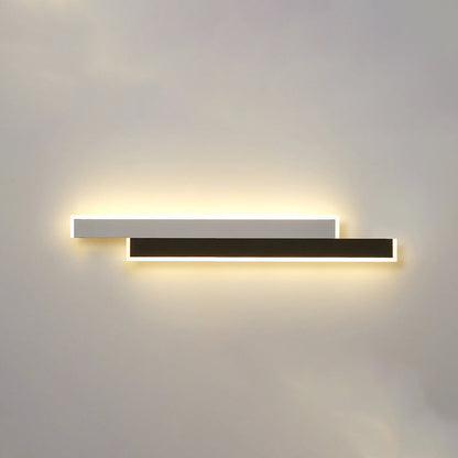 مصباح حائط LED مصنوع من الحديد والأكريليك بتصميم عصري بسيط لغرفة المعيشة 