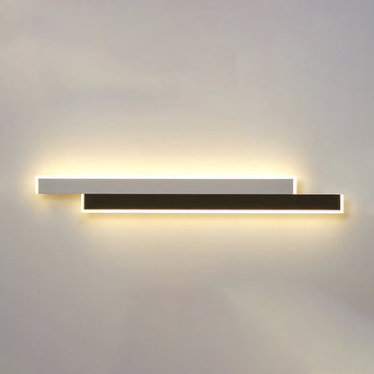 مصباح حائط LED مصنوع من الحديد والأكريليك بتصميم عصري بسيط لغرفة المعيشة 