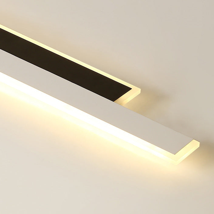 مصباح حائط LED مصنوع من الحديد والأكريليك بتصميم عصري بسيط لغرفة المعيشة 