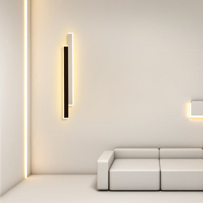 مصباح حائط LED مصنوع من الحديد والأكريليك بتصميم عصري بسيط لغرفة المعيشة 