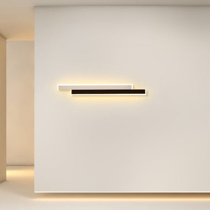 مصباح حائط LED مصنوع من الحديد والأكريليك بتصميم عصري بسيط لغرفة المعيشة 