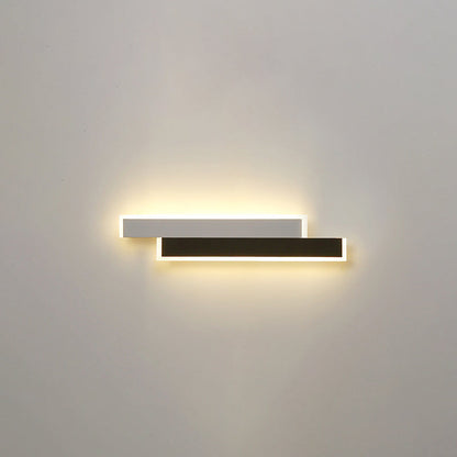 مصباح حائط LED مصنوع من الحديد والأكريليك بتصميم عصري بسيط لغرفة المعيشة 