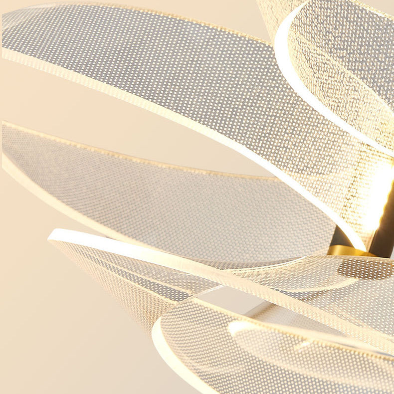 ثريات LED معاصرة من الحديد الأكريليكي بتصميم إسكندنافي لغرفة المعيشة 