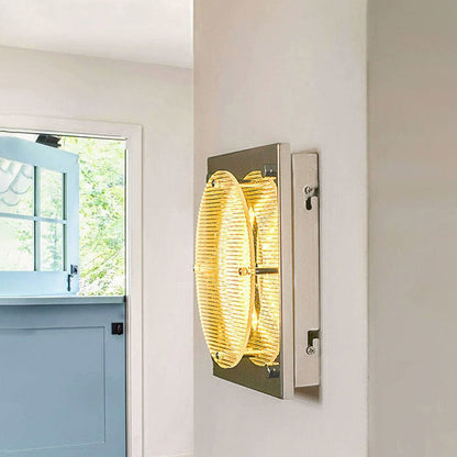 Modern Simplicity Square Hardware Acrylic LED Wall Sconce Lamp For Living Room