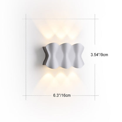Modern Simplicity Waterproof Aluminum Iron LED Wall Sconce Lamp For Outdoor Patio
