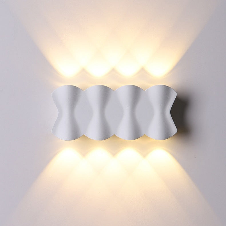Modern Simplicity Waterproof Aluminum Iron LED Wall Sconce Lamp For Outdoor Patio