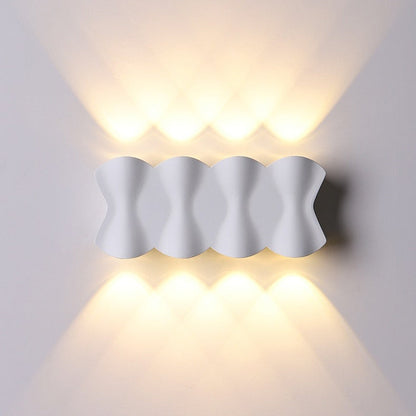 Modern Simplicity Waterproof Aluminum Iron LED Wall Sconce Lamp For Outdoor Patio