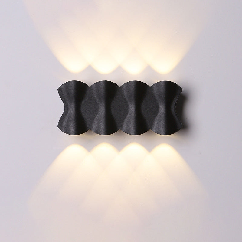 Modern Simplicity Waterproof Aluminum Iron LED Wall Sconce Lamp For Outdoor Patio