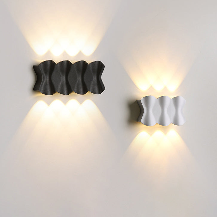 Modern Simplicity Waterproof Aluminum Iron LED Wall Sconce Lamp For Outdoor Patio