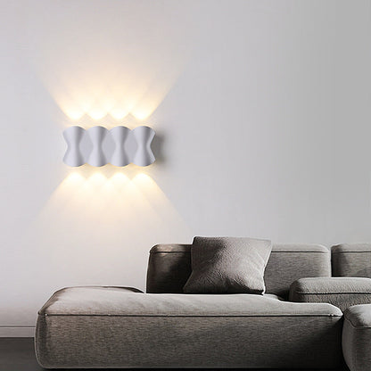 Modern Simplicity Waterproof Aluminum Iron LED Wall Sconce Lamp For Outdoor Patio