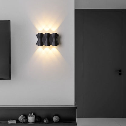 Modern Simplicity Waterproof Aluminum Iron LED Wall Sconce Lamp For Outdoor Patio