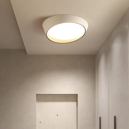 Contemporary Simplicity Round Acrylic Iron LED Flush Mount Ceiling Light For Living Room
