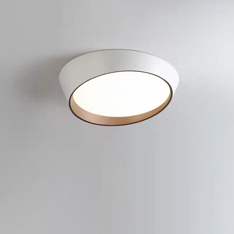 Contemporary Simplicity Round Acrylic Iron LED Flush Mount Ceiling Light For Living Room