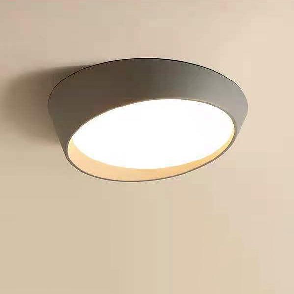 Contemporary Simplicity Round Acrylic Iron LED Flush Mount Ceiling Light For Living Room
