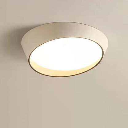 Contemporary Simplicity Round Acrylic Iron LED Flush Mount Ceiling Light For Living Room