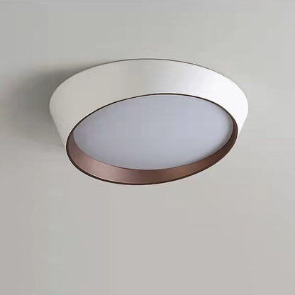 Contemporary Simplicity Round Acrylic Iron LED Flush Mount Ceiling Light For Living Room
