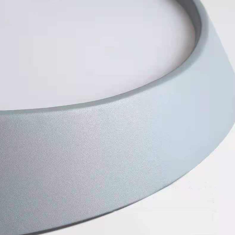 Contemporary Simplicity Round Acrylic Iron LED Flush Mount Ceiling Light For Living Room
