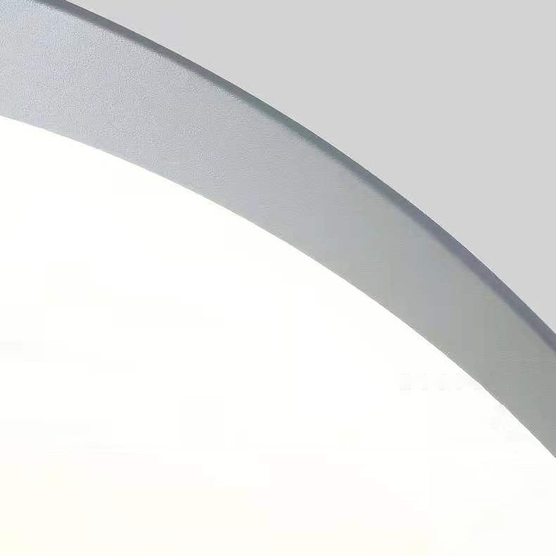 Contemporary Simplicity Round Acrylic Iron LED Flush Mount Ceiling Light For Living Room